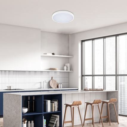 Rabalux - LED lubinis vonios šviestuvas LED/36W/230V 3000/4000/6000K IP44 diametras 42 cm balta