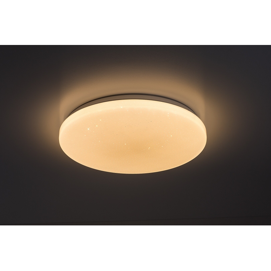 Rabalux - reguliuojamo ryškumo lubinis LED šviestuvas, 34 W, 230 V, 3000–6500 K, skersmuo 38 cm, su nuotoliniu pulteliu