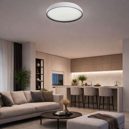 Rabalux - dimeriuojamas LED lubinis šviestuvas LED/80W/230V 3000-6500K skersmuo 77 cm + su nuotoliniu pultu