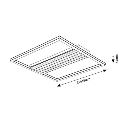 Rabalux - LED lubinis šviestuvas LED/30W/230V 3000/4500/6000K