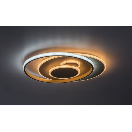 Rabalux - reguliuojamo ryškumo LED lubinis šviestuvas LED/57W/230V 3000-6000K 48,5x40 cm + nuotolinis valdymas