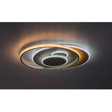 Rabalux - reguliuojamo ryškumo LED lubinis šviestuvas LED/57W/230V 3000-6000K 48,5x40 cm + nuotolinis valdymas