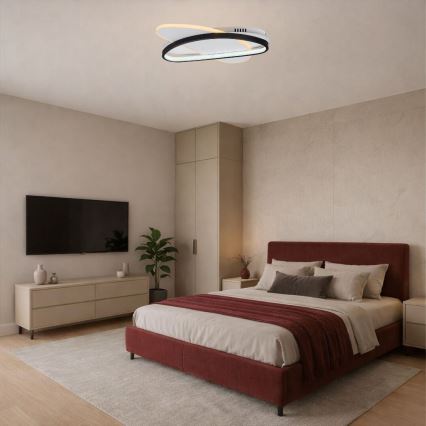 Rabalux - dimeriuojamas LED lubinis šviestuvas LED/57W/230V 3000-6000K 45x30,5 cm + nuotolinis valdymas