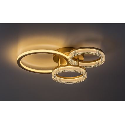 Rabalux - LED Pritemdomas lubinis šviestuvas LED/38W/230V 3000-6500K 58,5x38 cm + nuotolinis valdymas