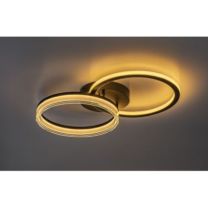 Rabalux - dimeriuojamas LED lubinis šviestuvas LED/38W/230V 3000-6500K 60x35 cm + su nuotolinio valdymo pultu