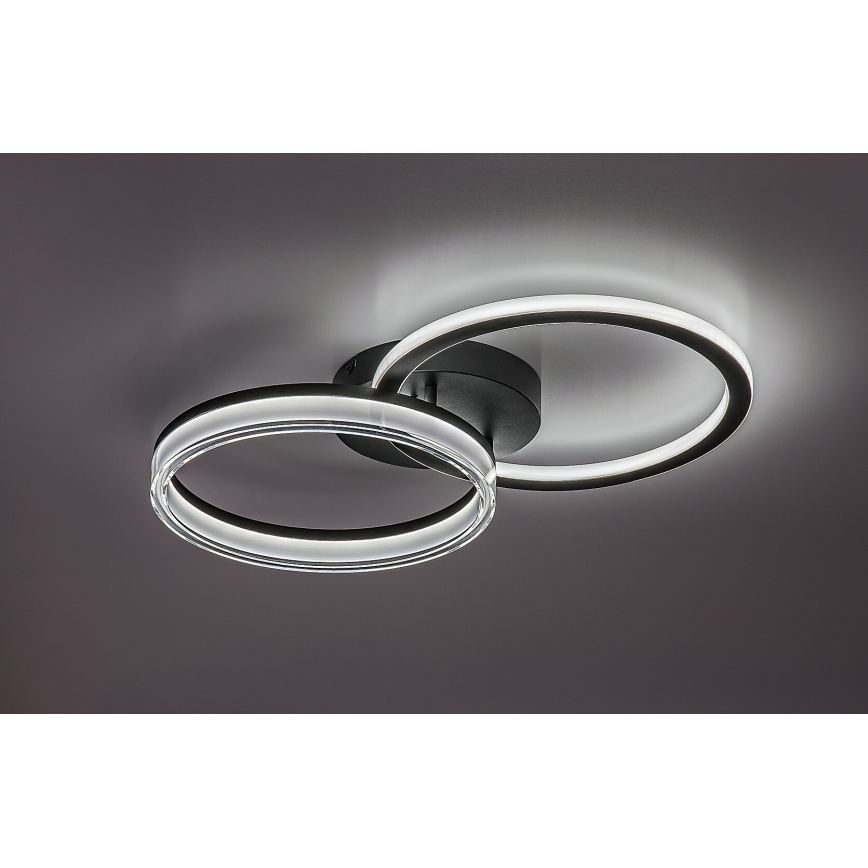 Rabalux - dimeriuojamas LED lubinis šviestuvas LED/38W/230V 3000-6500K 60x35 cm + su nuotolinio valdymo pultu