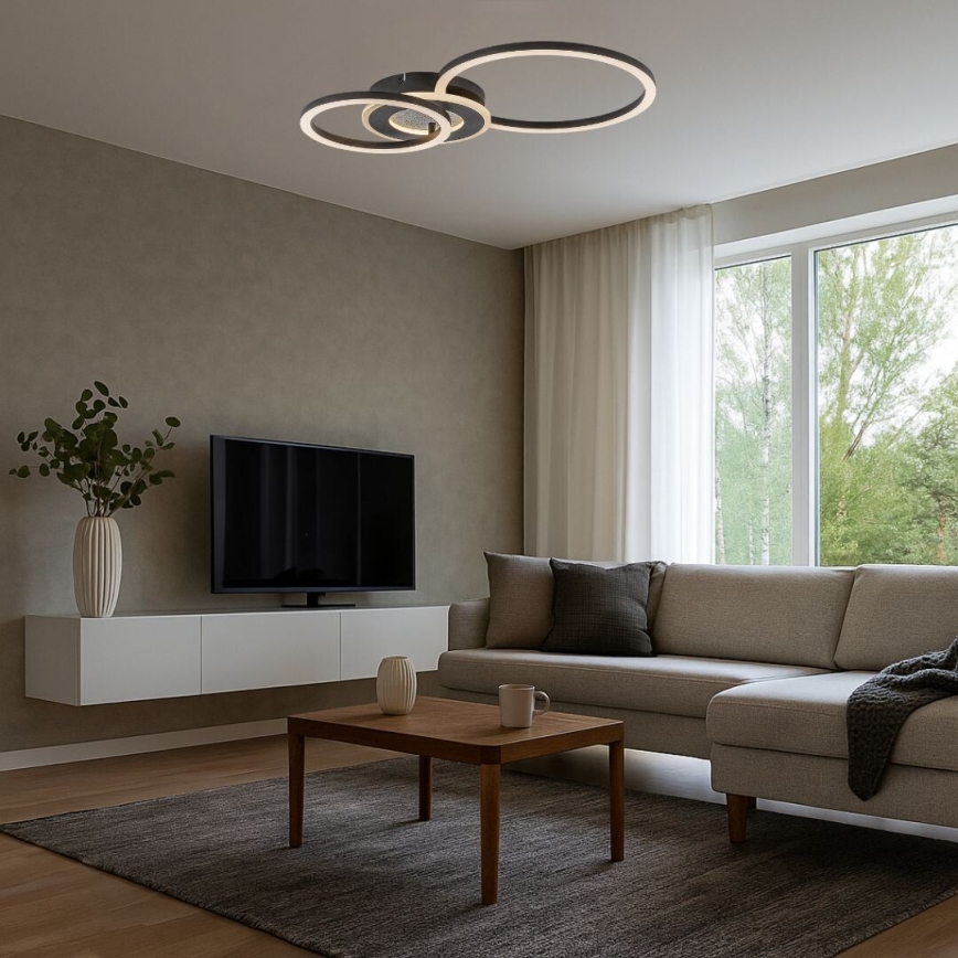 Rabalux - LED dimeriuojamas lubinis šviestuvas LED/24W/230V 3000-6500K 46x33 cm + nuotolinis valdymas