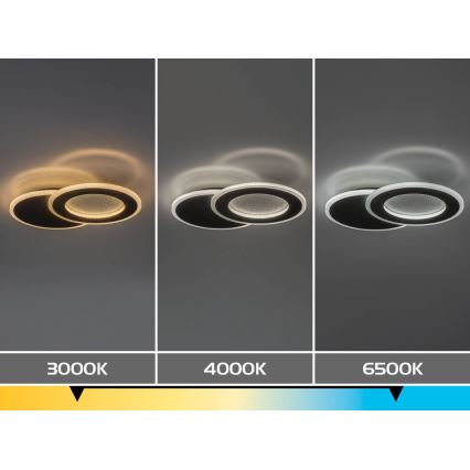 Rabalux - reguliuojamas lubų LED šviestuvas LED/24W/230V 3000-6500K 35x23 cm + nuotolinis valdymas