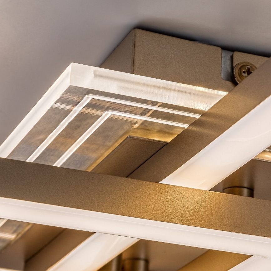Rabalux - LED lubinis šviestuvas LED/40W/230V 3000K 50x50 cm auksinis