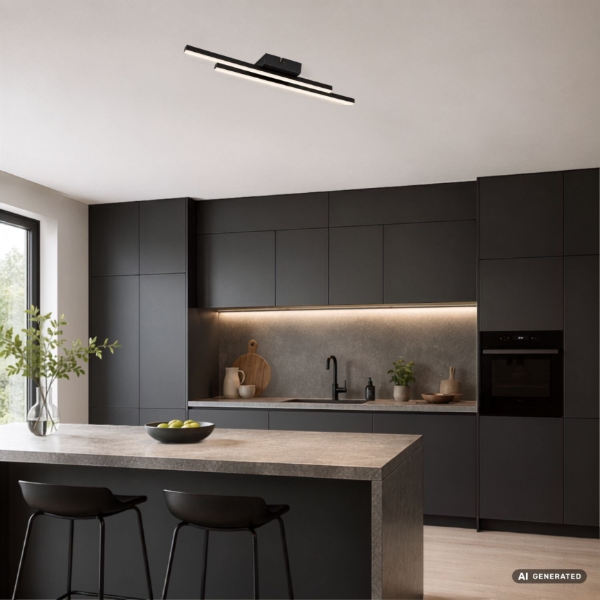 Rabalux - Lubinis LED šviestuvas LED/12W/230V 4000K juoda