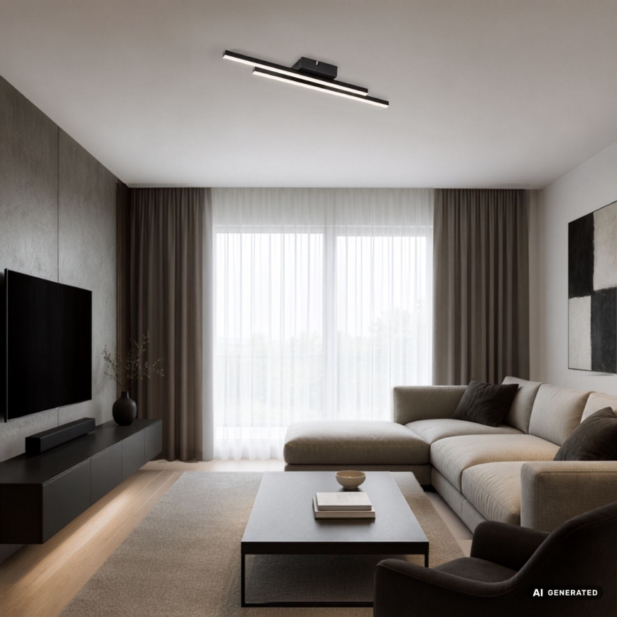 Rabalux - Lubinis LED šviestuvas LED/12W/230V 4000K juoda