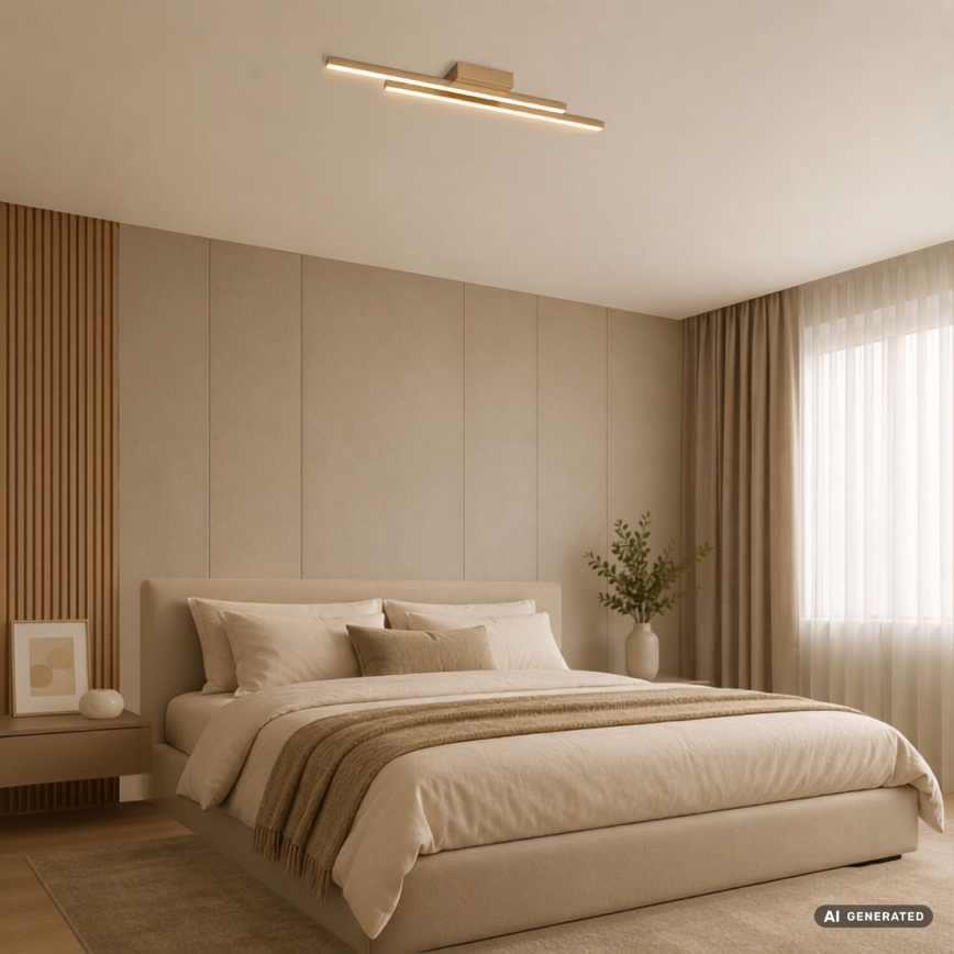Rabalux - LED lubinis šviestuvas LED/12W/230V 3000K auksinis