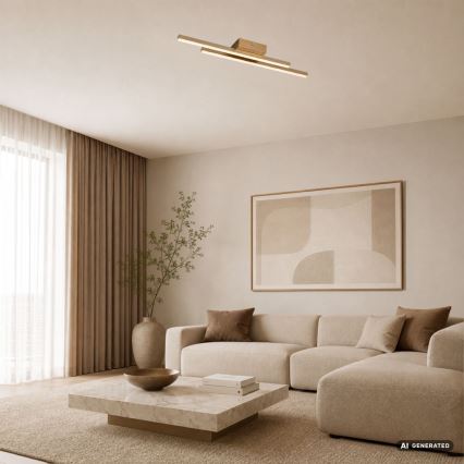 Rabalux - LED lubinis šviestuvas LED/12W/230V 3000K auksinis