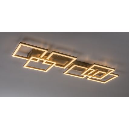 Rabalux - LED Reguliuojamas lubinis šviestuvas LED/40W/230V 3000-6500K 33x100 cm smėlio spalvos + su nuotoliniu pulteliu