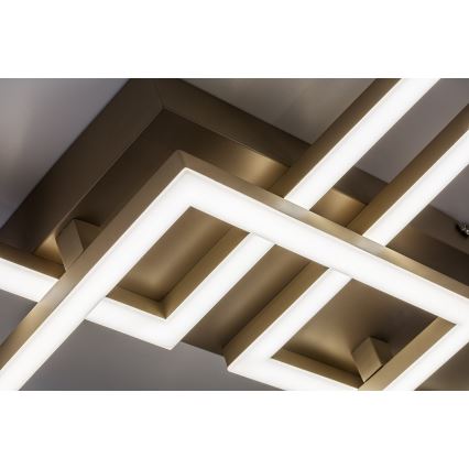 Rabalux - LED Reguliuojamas lubinis šviestuvas LED/40W/230V 3000-6500K 33x100 cm smėlio spalvos + su nuotoliniu pulteliu