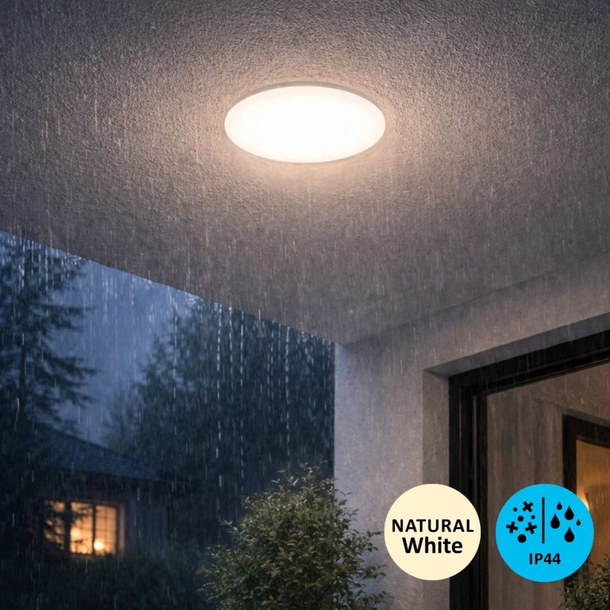 Rabalux - LED vonios kambario lubinis šviestuvas LED/12W/230V IP44 4000K skersm. 25,5 cm
