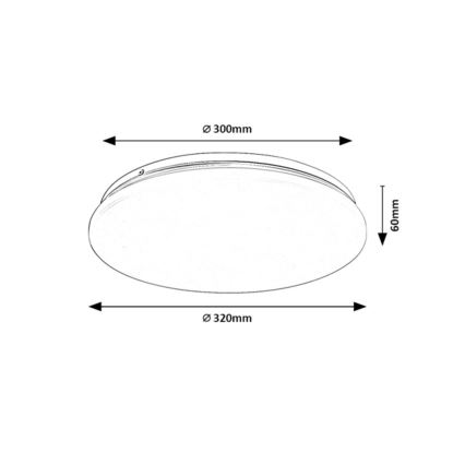 Rabalux - LED lubinis šviestuvas LED/18W/230V 4000K, skersmuo 32 cm