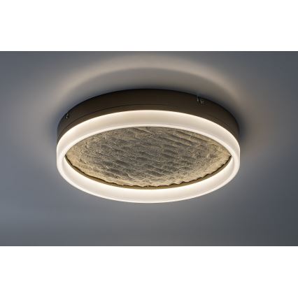 Rabalux - Dimeriuojamas LED lubinis šviestuvas LED/24W/230V 3000-6500K skersmuo 40 cm smėlinis + nuotolinio valdymo pultas