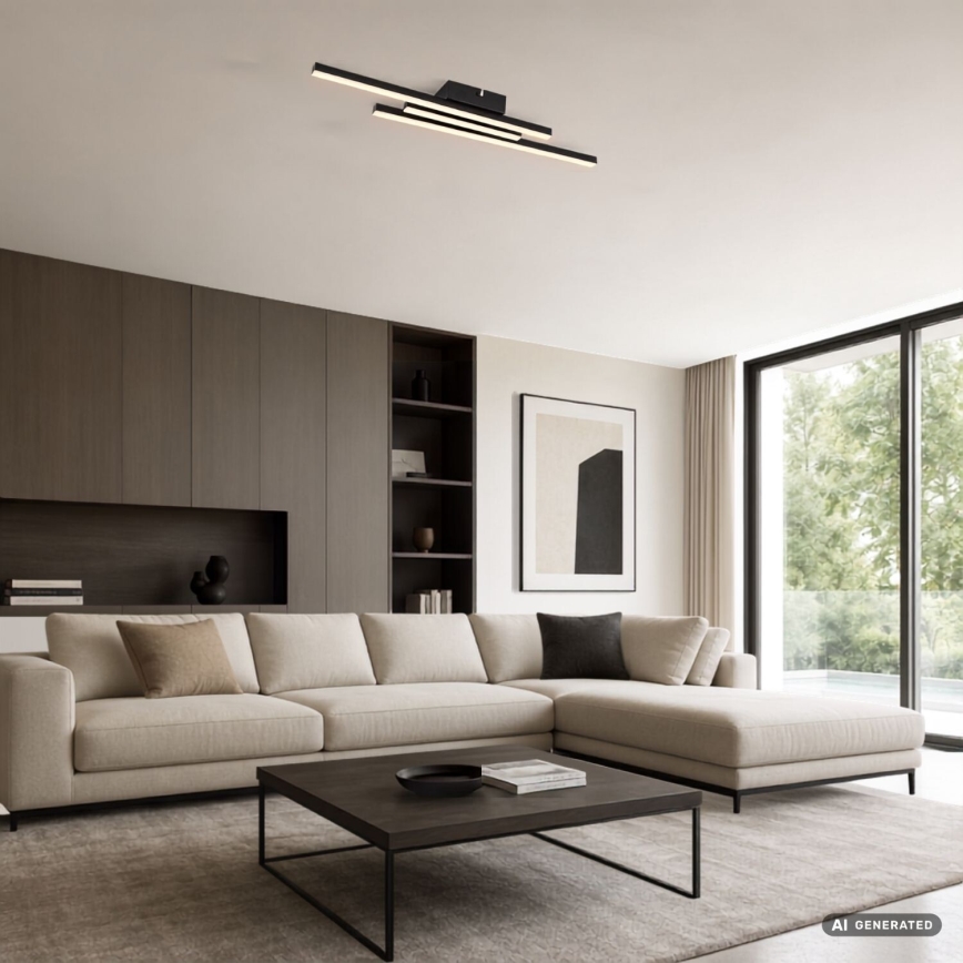 Rabalux - LED lubinis šviestuvas LED/18W/230V 3000K juodas