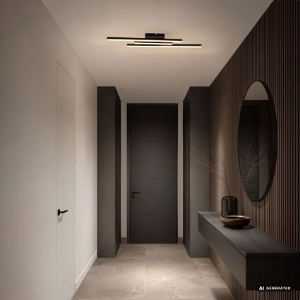 Rabalux - LED lubinis šviestuvas LED/18W/230V 3000K juodas
