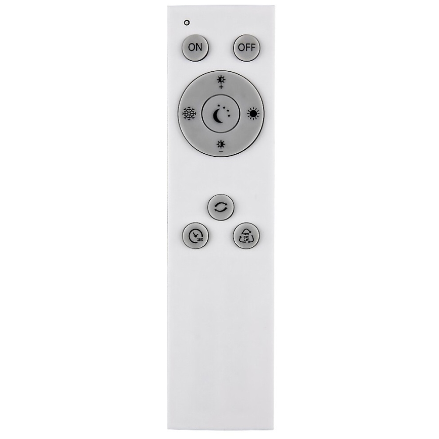 Rabalux - LED Reguliuojamas pakabinamas sietynas LED/38W/230V 3000-6500K juoda + nuotolinio valdymo pultas