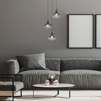 Rabalux - Pakabinamas šviestuvas su laidu 3xE27/40W/230V