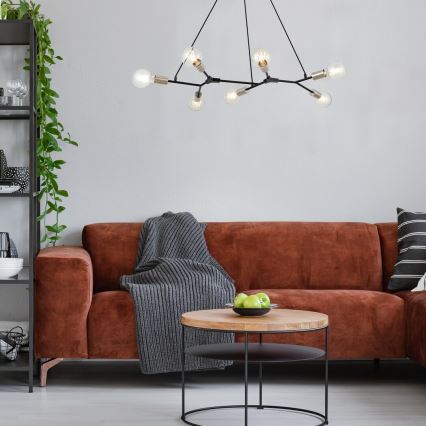 Rabalux - Pakabinamas šviestuvas su laidu 7xE27/25W/230V