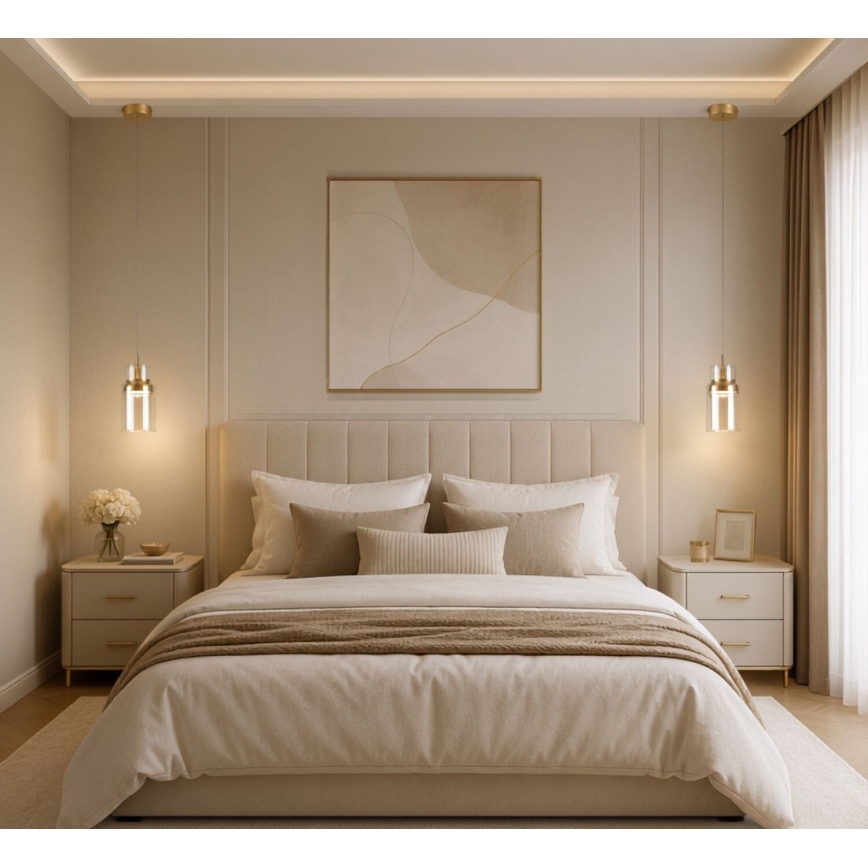 Rabalux - LED liustra ant laido LED/10W/230V 3000K auksinė