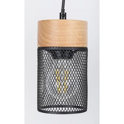 Rabalux - Pakabinamas šviestuvas su kabeliu 3xE27/25W/230V, ąžuolo spalvos