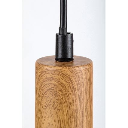 Rabalux - Pakabinamas šviestuvas su kabeliu 1xE27/60W/230V, ąžuolo spalvos