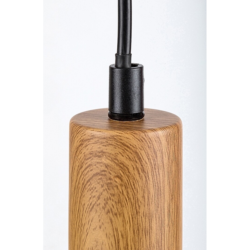 Rabalux - Pakabinamas šviestuvas su kabeliu 1xE27/60W/230V, ąžuolo spalvos