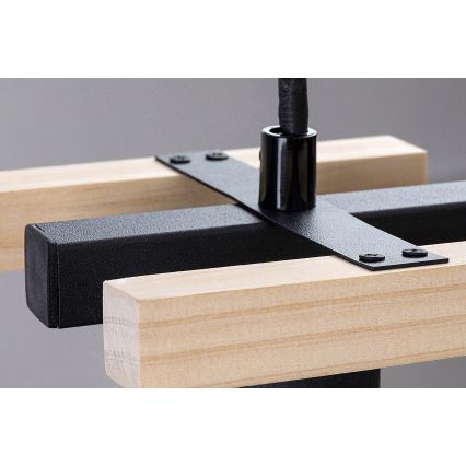 Rabalux - Pakabinamas šviestuvas su strypu 1xE27/25W/230V pušis