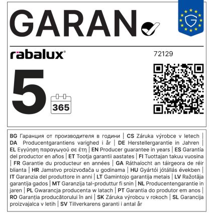 Rabalux - LED Pakabinamas sietynas LED/25W/230V 3000K blizgus chromas