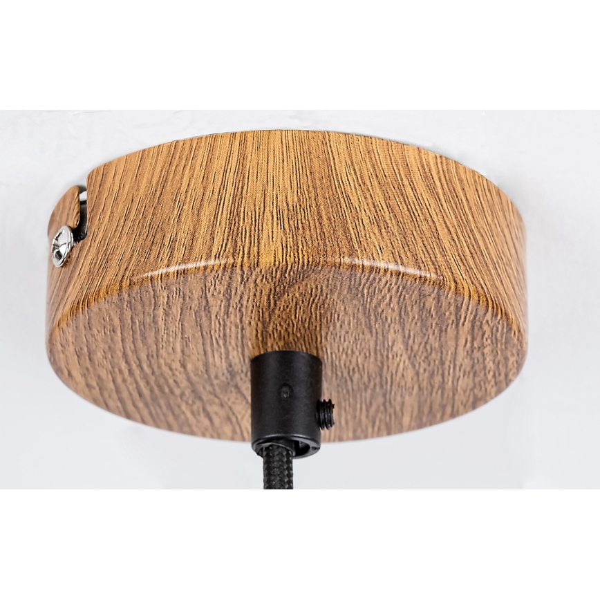 Rabalux - Pakabinamas šviestuvas su kabeliu 1xE27/25W/230V ąžuolas