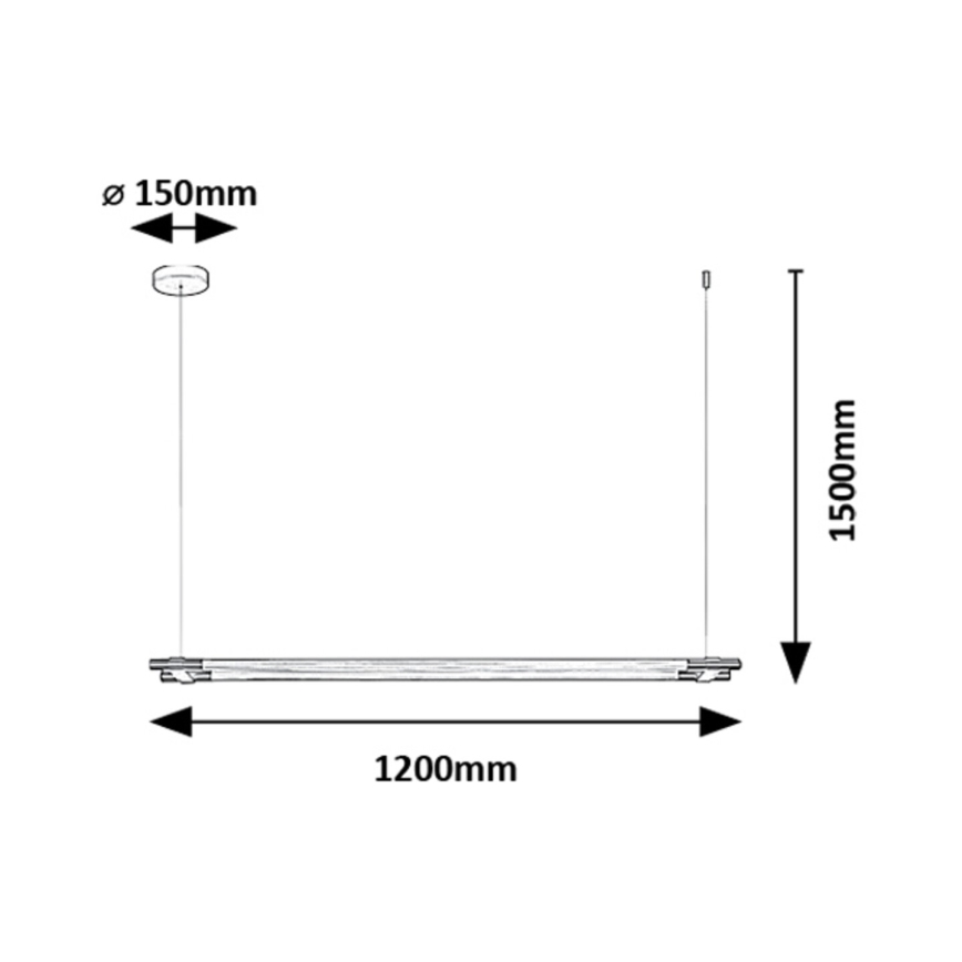 Rabalux - LED Pakabinamas sietynas LED/28W/230V 3000K