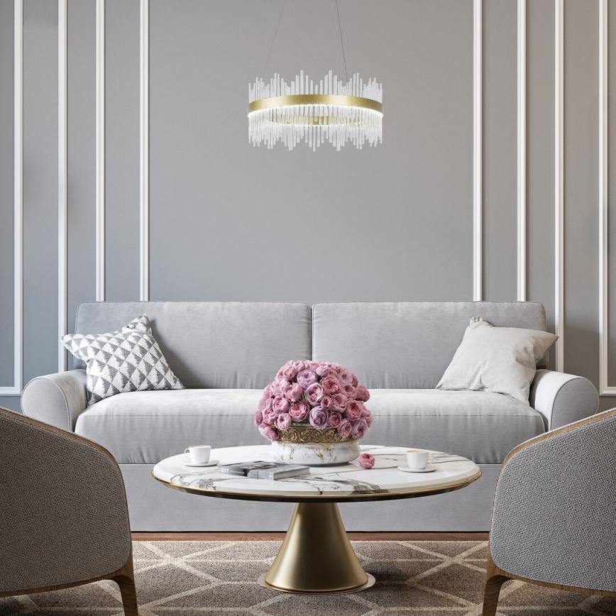 Rabalux - LED Pakabinamas sietynas LED/36W/230V 3000/4000/6000K auksas
