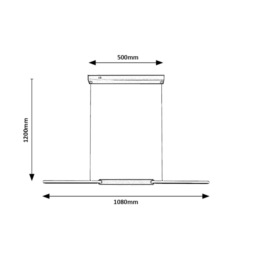 Rabalux - LED Pakabinamas sietynas LED/36W/230V 3000K/4000K