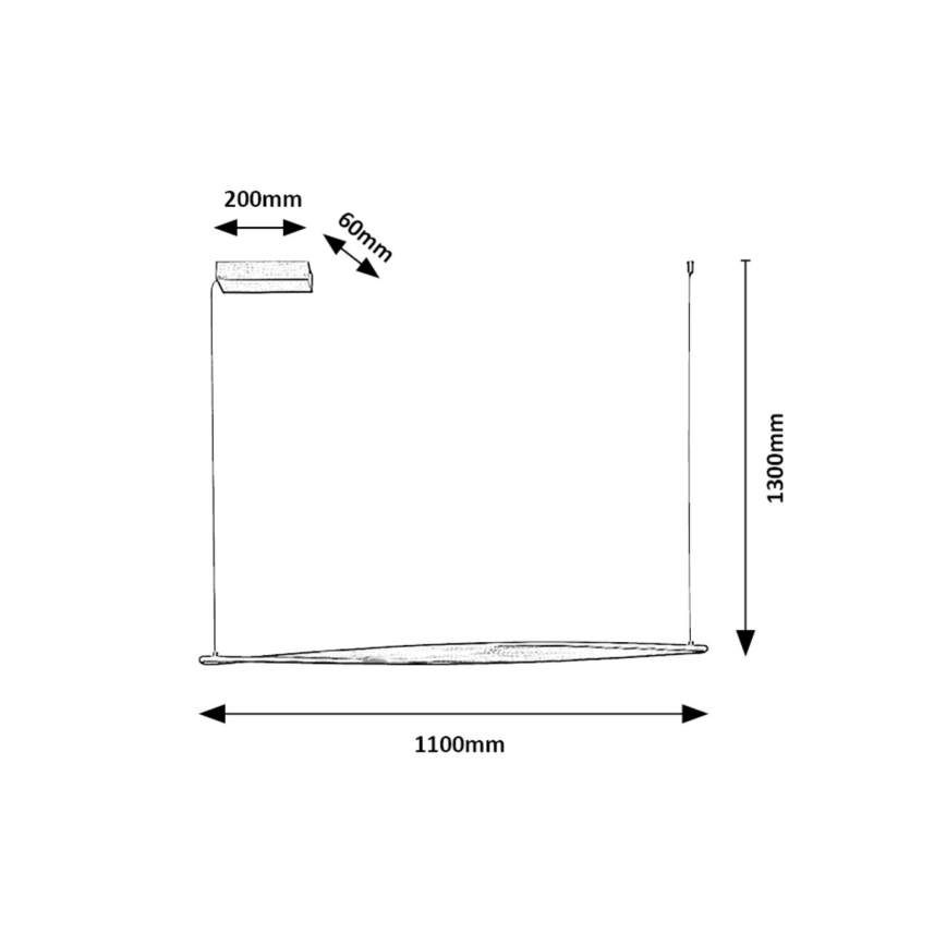 Rabalux - LED Pakabinamas sietynas LED/28W/230V