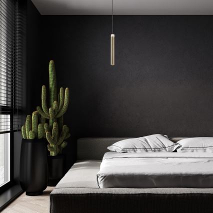 Rabalux - LED Pakabinamas sietynas LED/10W/230V 4000K juoda/auksas