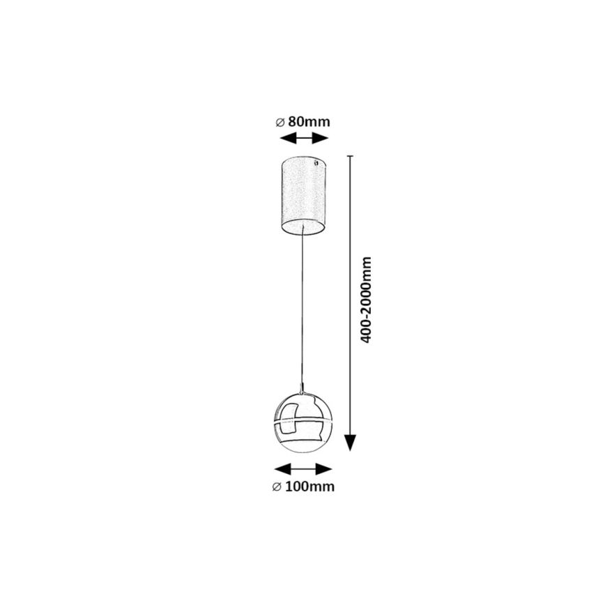 Rabalux - LED Pakabinamas sietynas LED/6W/230V 4000K