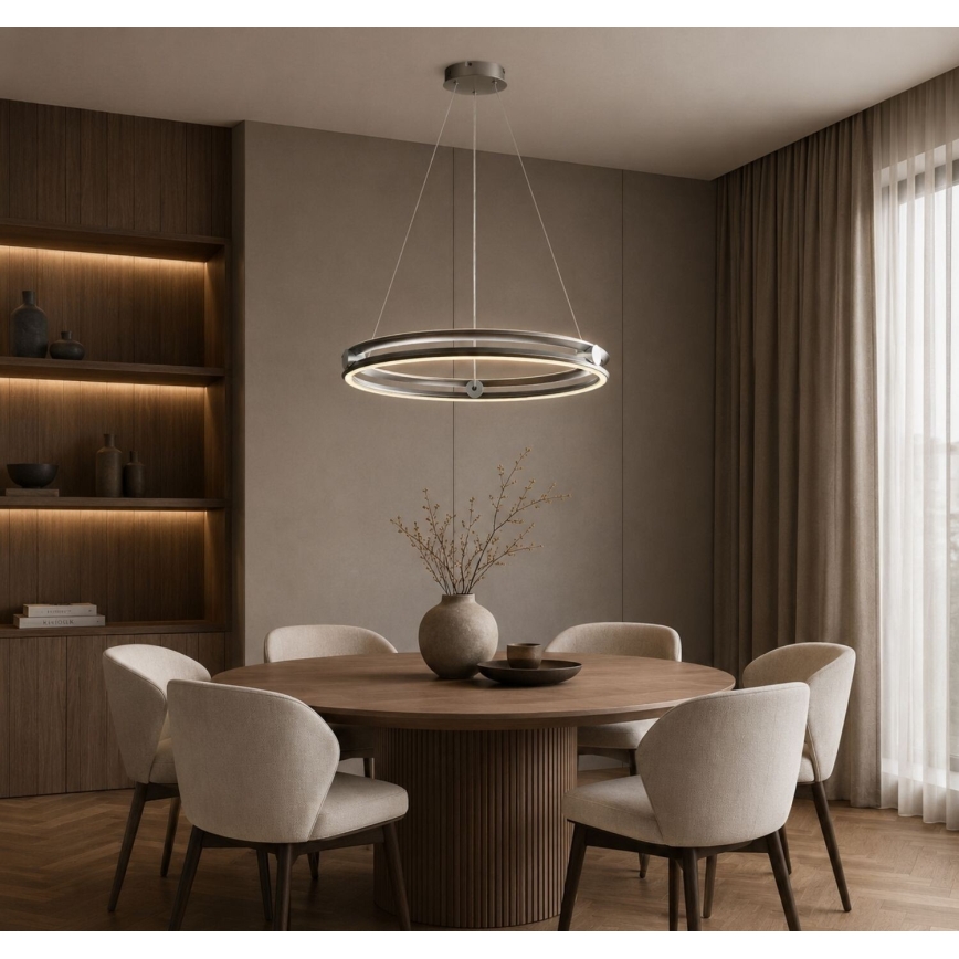 Rabalux - Dimeriuojamas LED pakabinamas šviestuvas ant kabelio LED/60W/230V 3000-6500K pilka + nuotolinis valdymas