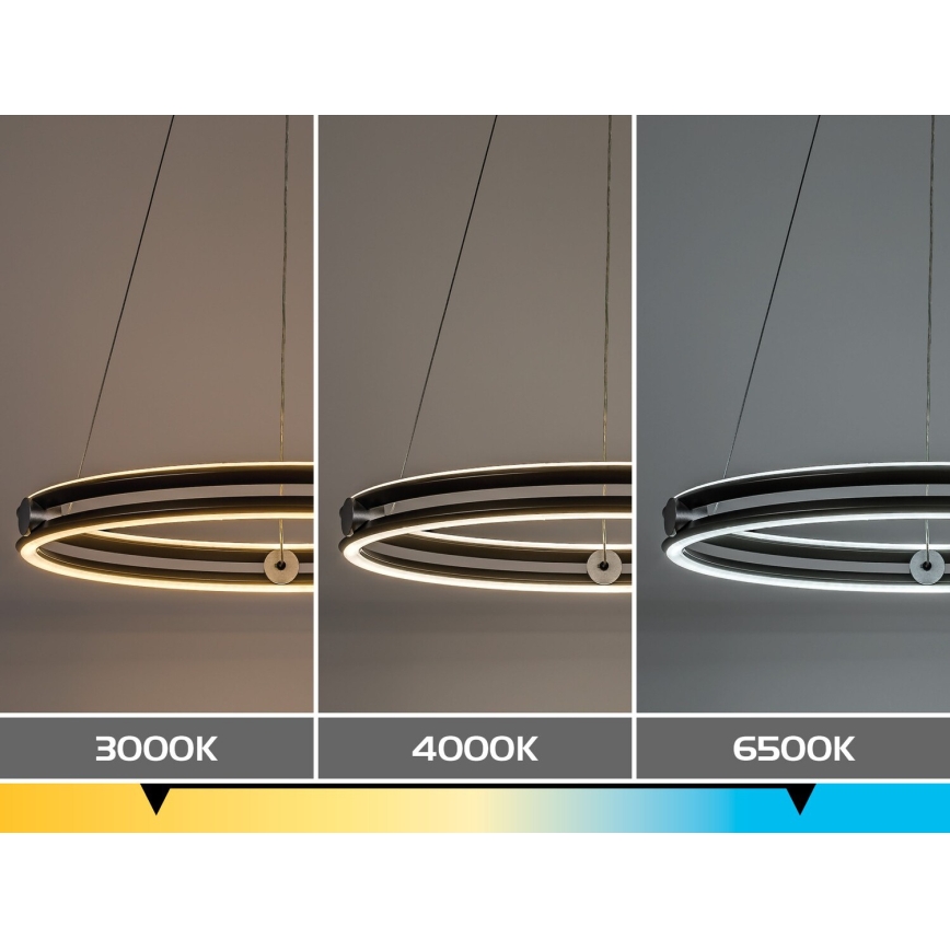 Rabalux - Dimeriuojamas LED pakabinamas šviestuvas ant kabelio LED/60W/230V 3000-6500K pilka + nuotolinis valdymas