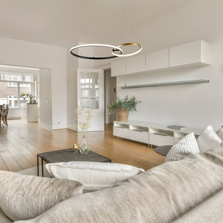 Rabalux - LED Pakabinamas sietynas LED/36W/230V juoda/auksas