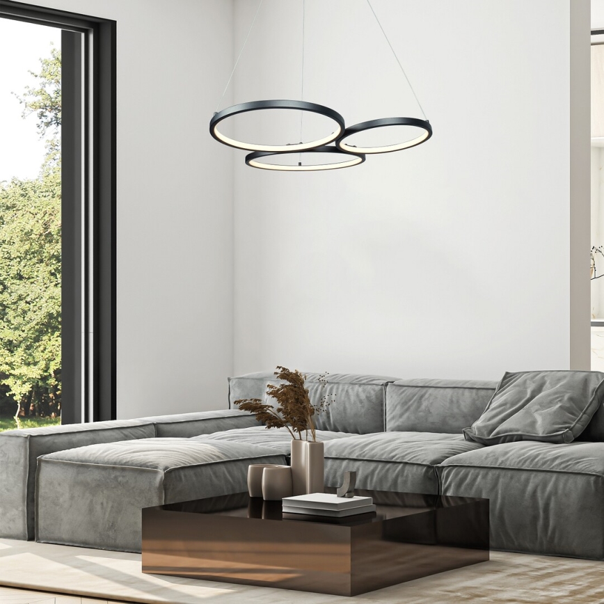 Rabalux - LED Pakabinamas sietynas LED/38W/230V juoda