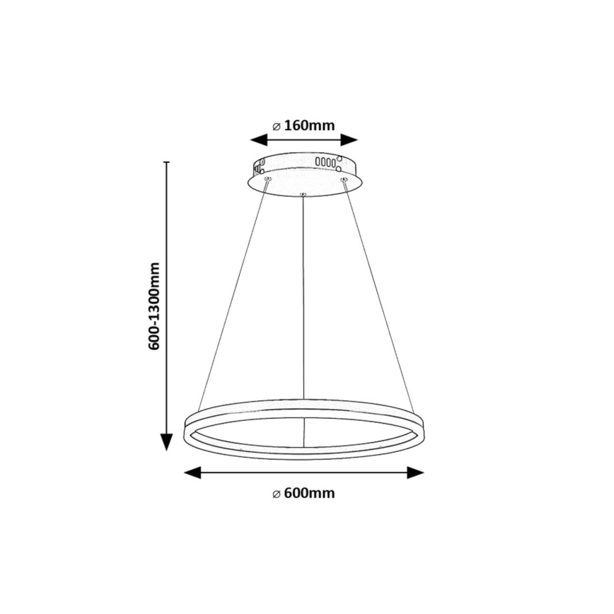 Rabalux - LED Pakabinamas sietynas LED/35W/230V 3000/4000/6500K