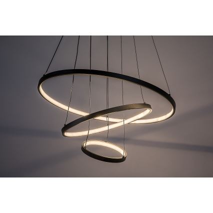 Rabalux - LED pakabinamas šviestuvas su laidu ir reguliuojamu ryškumu, LED/90W/230V 3000-6500K + nuotolinis valdymas
