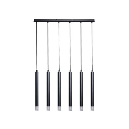 Rabalux - Pakabinamas sietynas 6xG9/5W/230V juoda
