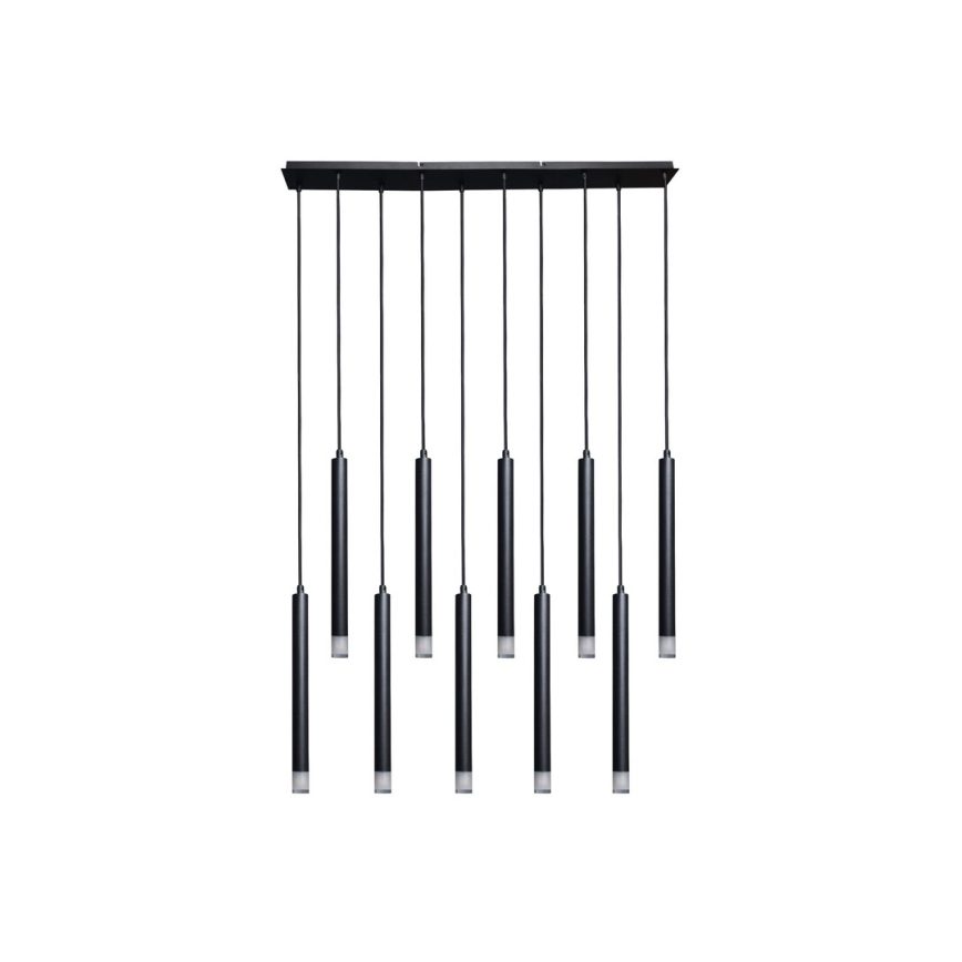 Rabalux - Pakabinamas sietynas 10xG9/5W/230V juoda