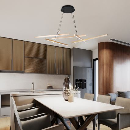 Rabalux - LED Reguliuojamas pakabinamas sietynas LED/40W/230V 3000-6500K + nuotolinio valdymo pultas