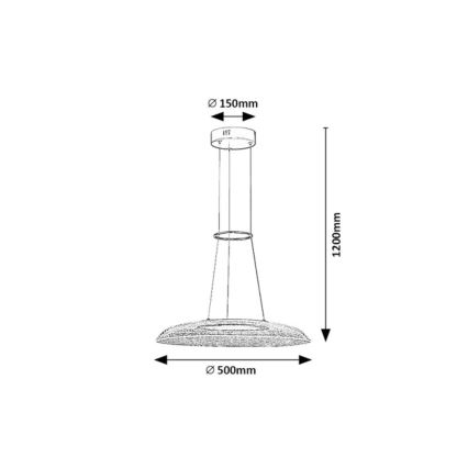Rabalux - LED pakabinamas šviestuvas ant laido LED/24W/230V 3000K